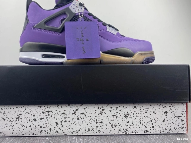 Rep MAX Purple 766296 Jordan Retro 4 Travis Family) and (Friends LN4 Scott 0810